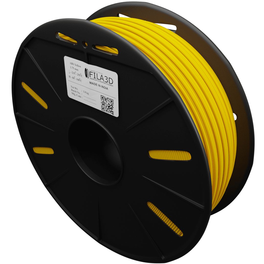 FILA3D ABS 1.75mm Yellow color 1Kg Filament. - IPRO3D - You Imagine It, We  Make It.