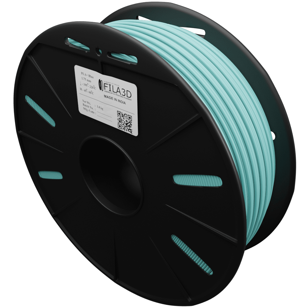 FILA3D PLA+ Filament 1.75mm Sky Blue color 1Kg - IPRO3D - You
