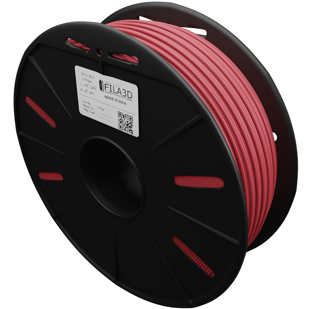 FILA3D PLA+ 1.75mm red color 1Kg Filament - IPRO3D - You Imagine