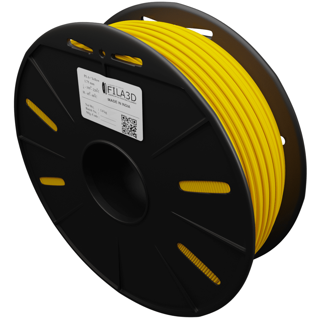 UP　Fila3D　Filament FILA3D PLA+ 1.75mm yellow color 1Kg filament - IPRO3D - You